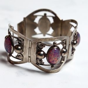 Taxco Mexico Sterling Silver Bracelet TR-130